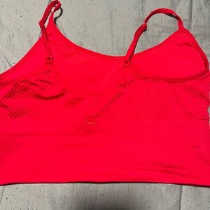PINK Victoria's Secret Bold Red Strappy Top